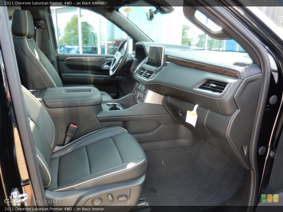 Jet Black Interior Front Seat for the 2021 Chevrolet Suburban Premier 4WD #139409756
