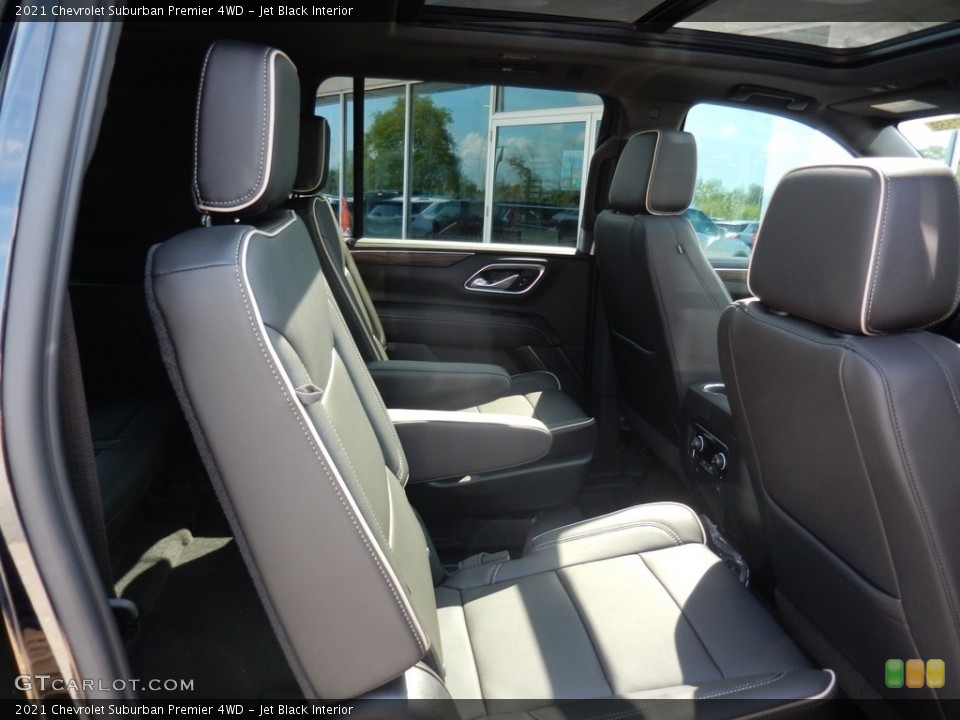 Jet Black Interior Rear Seat for the 2021 Chevrolet Suburban Premier 4WD #139409810