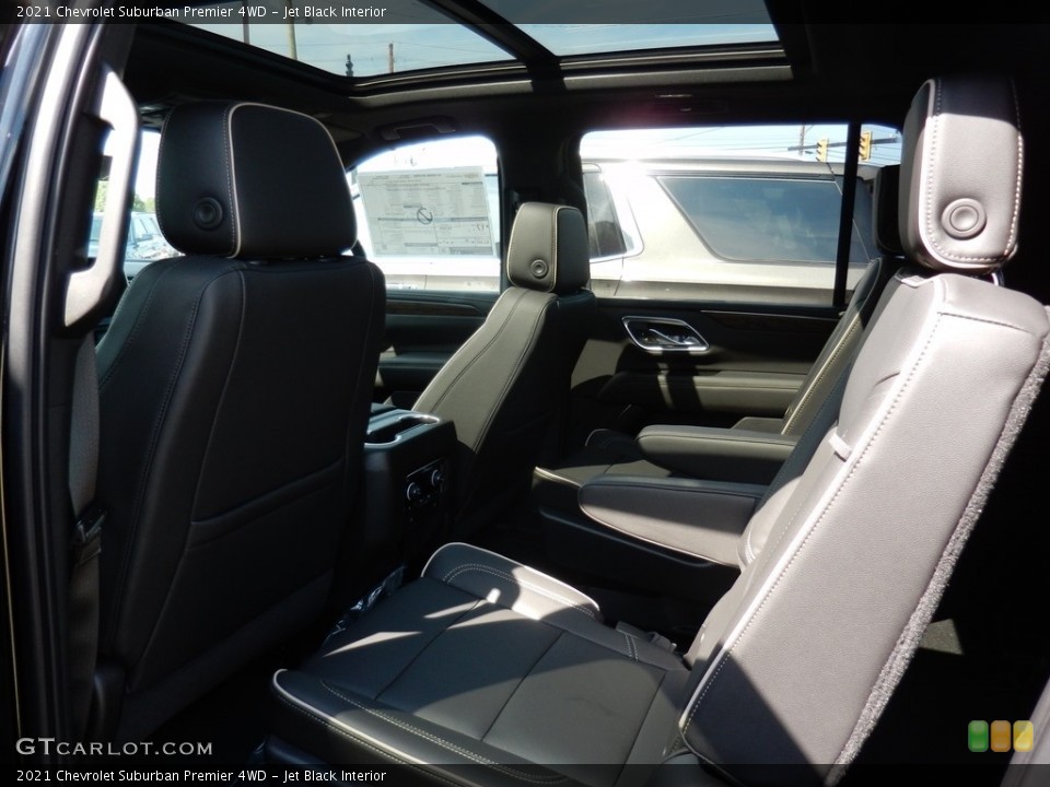 Jet Black Interior Rear Seat for the 2021 Chevrolet Suburban Premier 4WD #139409834