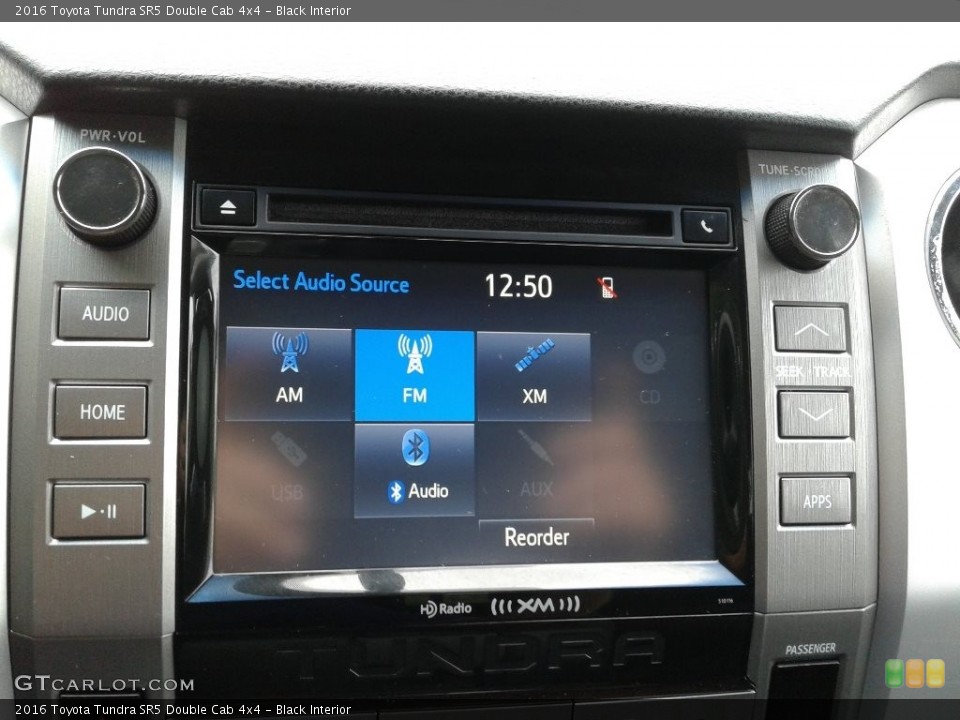 Black Interior Controls for the 2016 Toyota Tundra SR5 Double Cab 4x4 #139410887