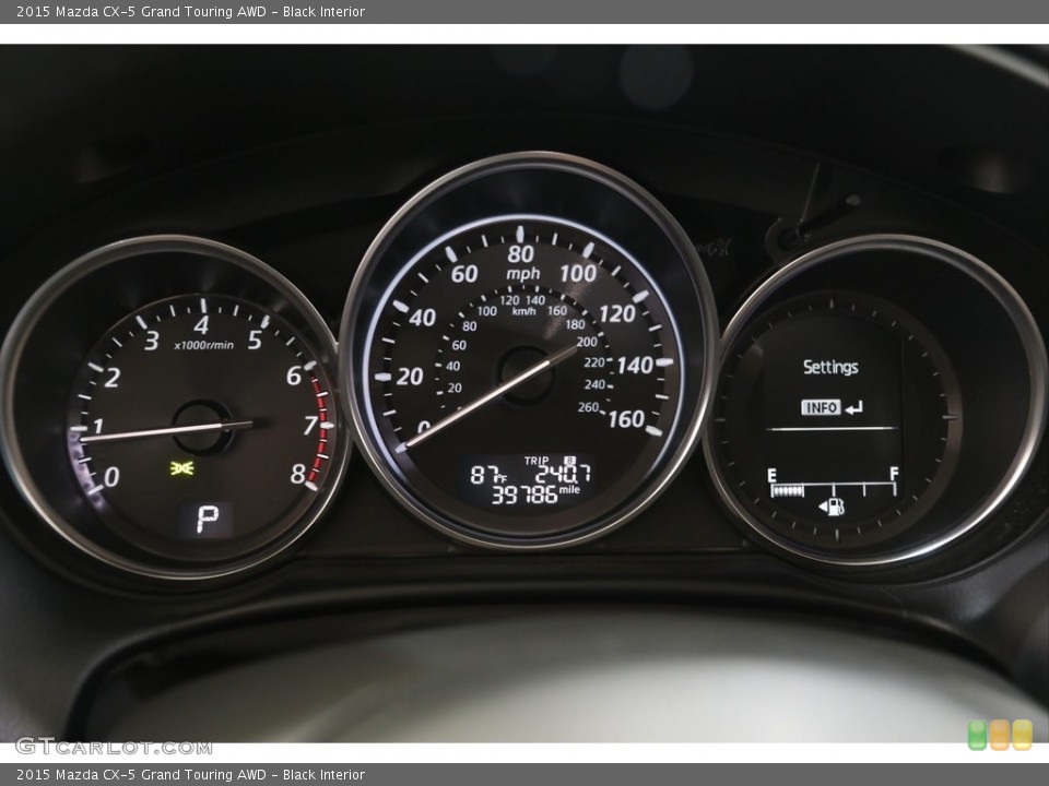 Black Interior Gauges for the 2015 Mazda CX-5 Grand Touring AWD #139411121