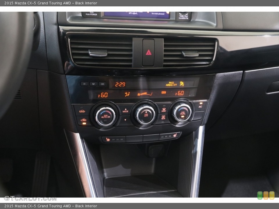 Black Interior Controls for the 2015 Mazda CX-5 Grand Touring AWD #139411190