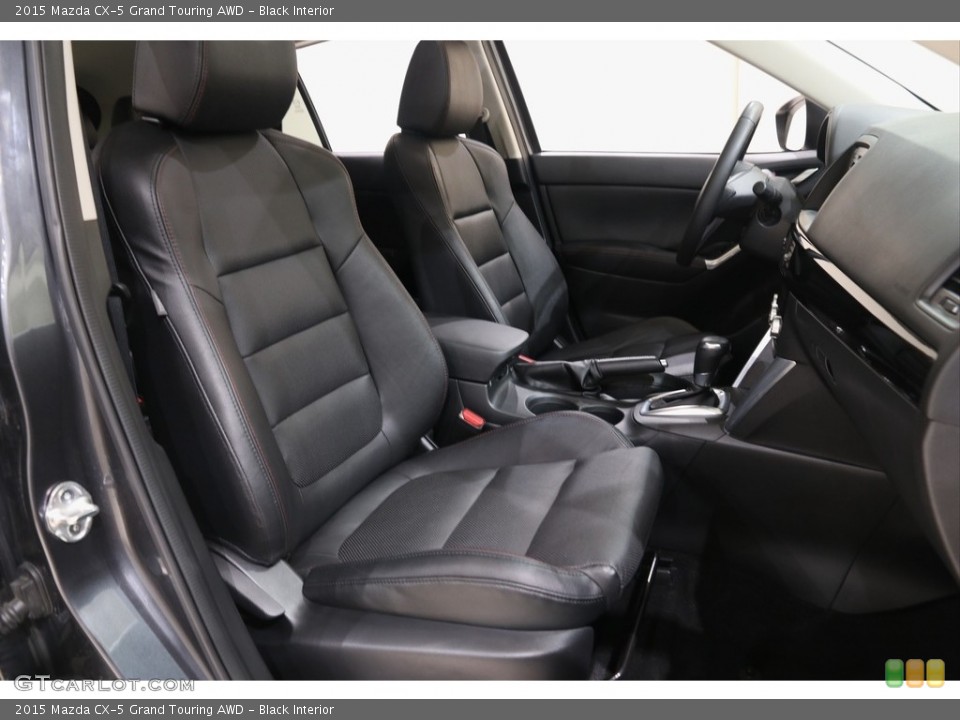 Black Interior Front Seat for the 2015 Mazda CX-5 Grand Touring AWD #139411235