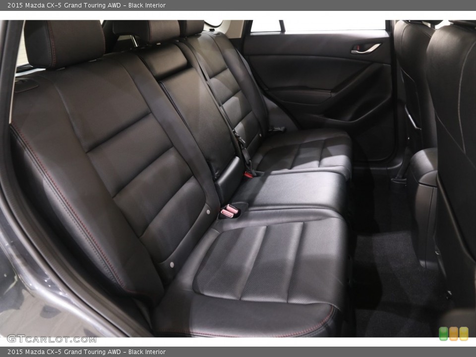 Black Interior Rear Seat for the 2015 Mazda CX-5 Grand Touring AWD #139411259