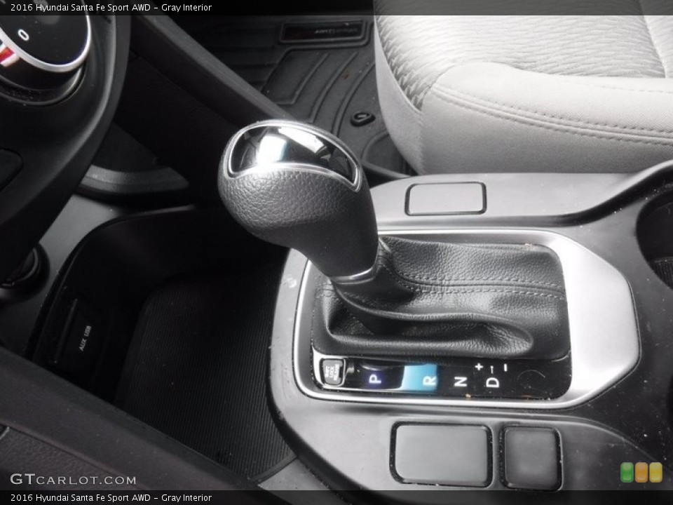Gray Interior Transmission for the 2016 Hyundai Santa Fe Sport AWD #139411475