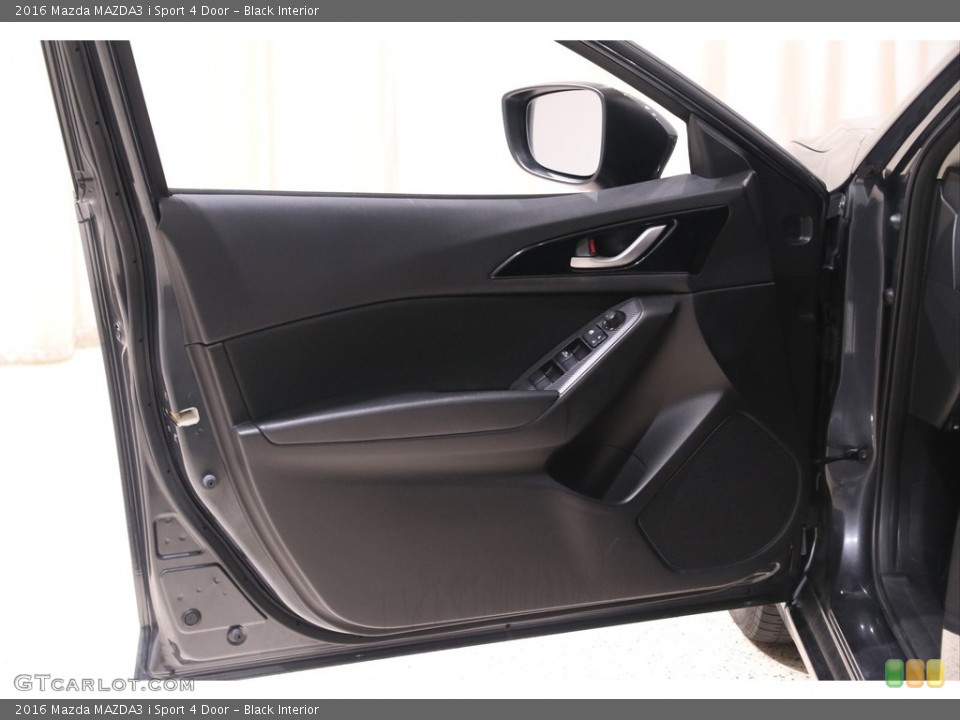 Black Interior Door Panel for the 2016 Mazda MAZDA3 i Sport 4 Door #139411787