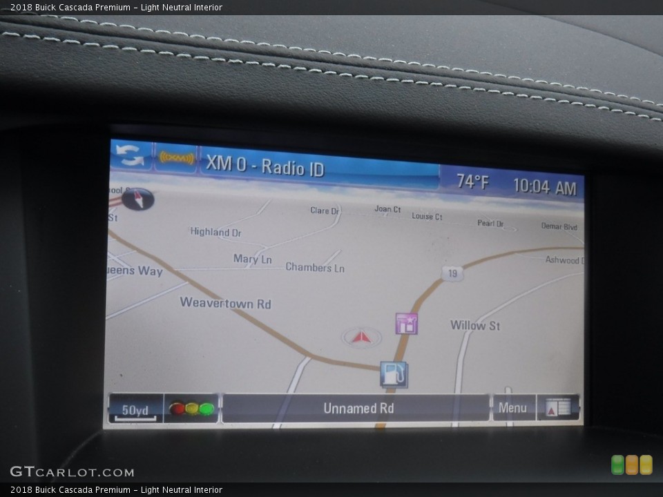 Light Neutral Interior Navigation for the 2018 Buick Cascada Premium #139416458