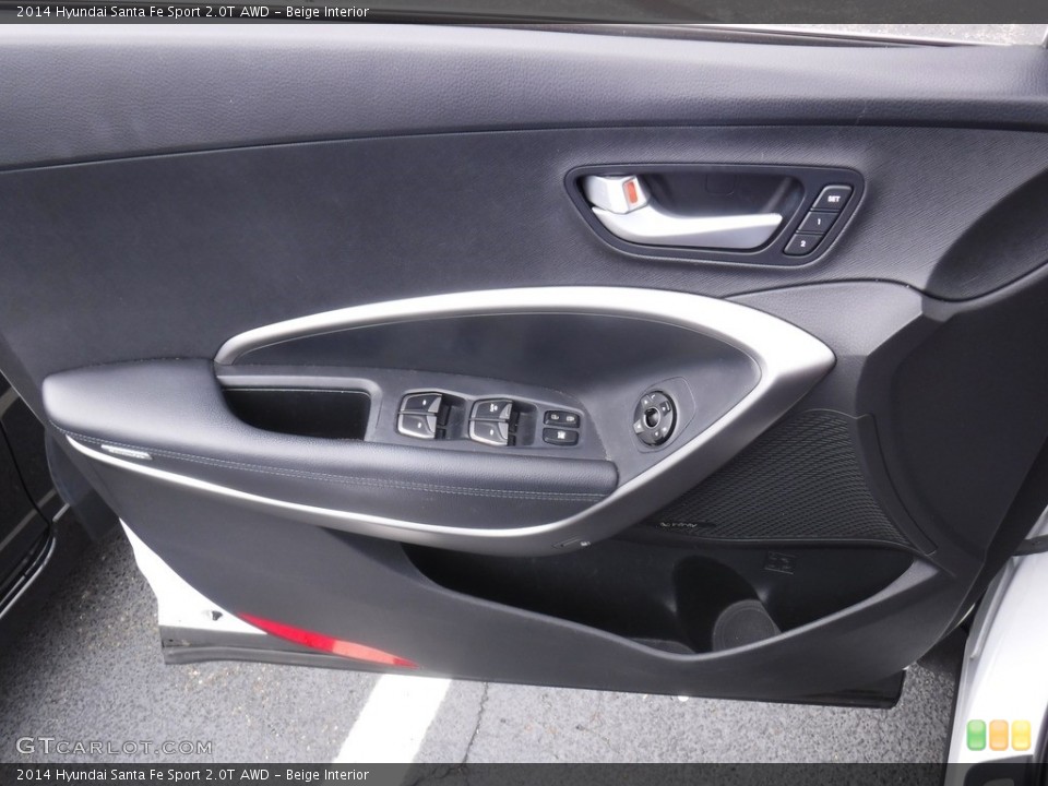 Beige Interior Door Panel for the 2014 Hyundai Santa Fe Sport 2.0T AWD #139418228