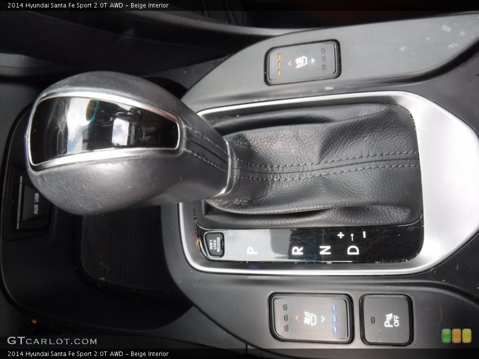 Beige Interior Transmission for the 2014 Hyundai Santa Fe Sport 2.0T AWD #139418286