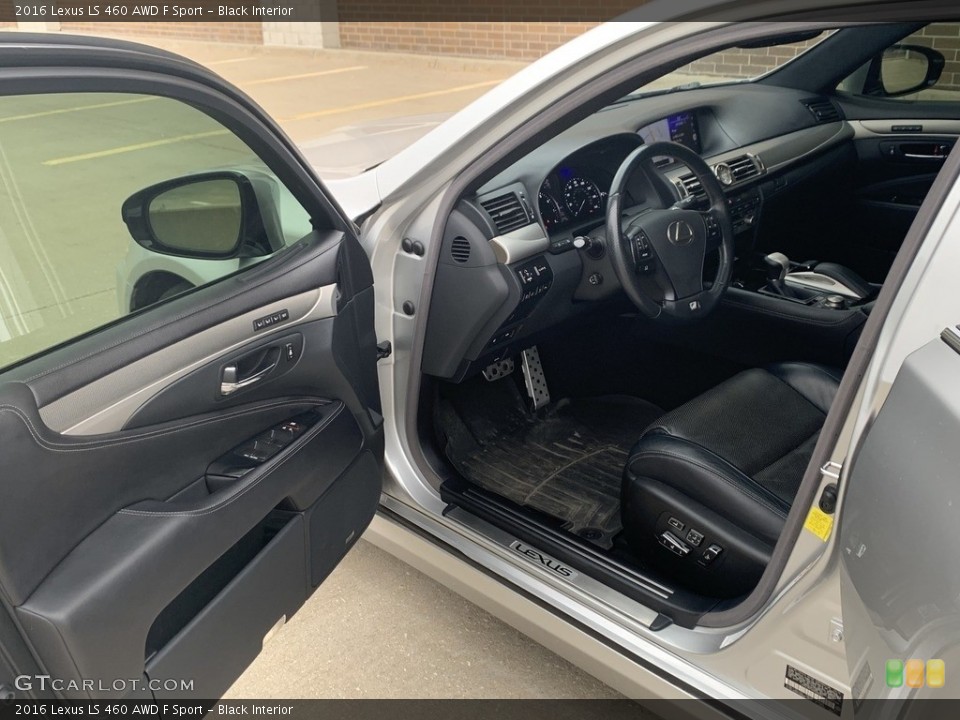 Black Interior Front Seat for the 2016 Lexus LS 460 AWD F Sport #139419437