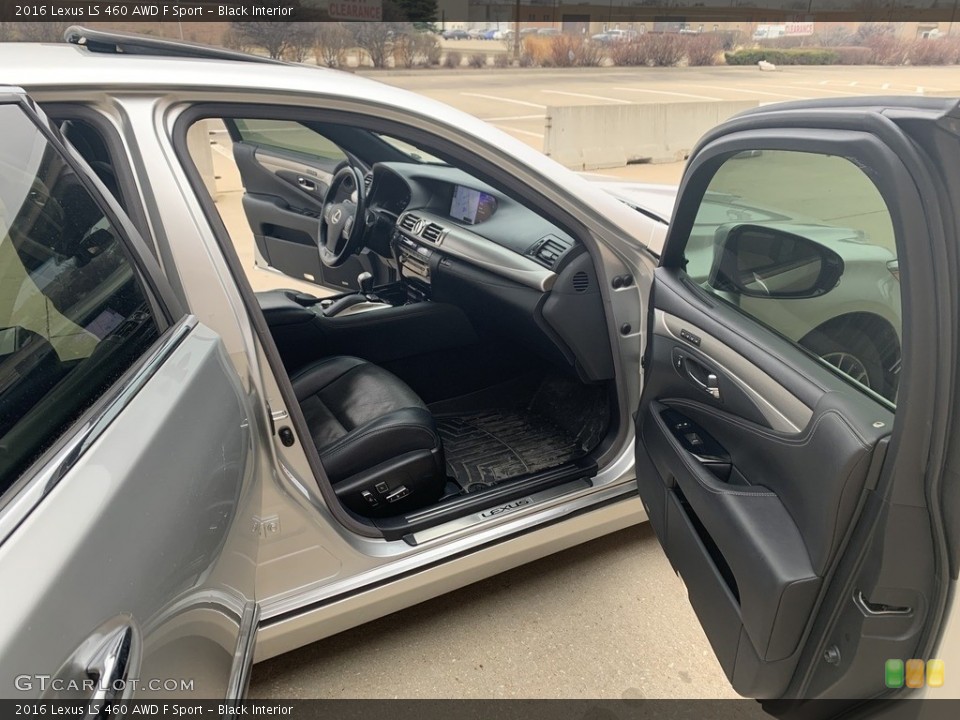 Black Interior Front Seat for the 2016 Lexus LS 460 AWD F Sport #139419471