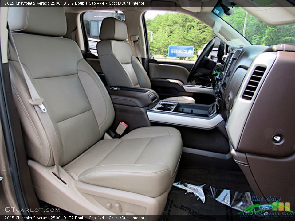 Cocoa/Dune Interior Photo for the 2015 Chevrolet Silverado 2500HD LTZ Double Cab 4x4 #139421201