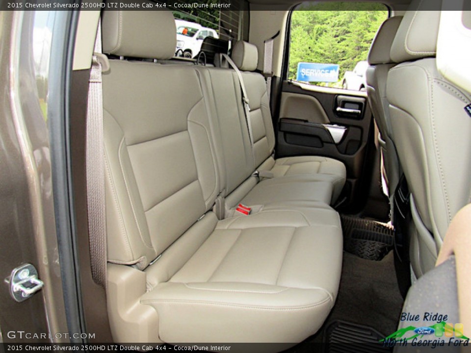 Cocoa/Dune Interior Rear Seat for the 2015 Chevrolet Silverado 2500HD LTZ Double Cab 4x4 #139421216