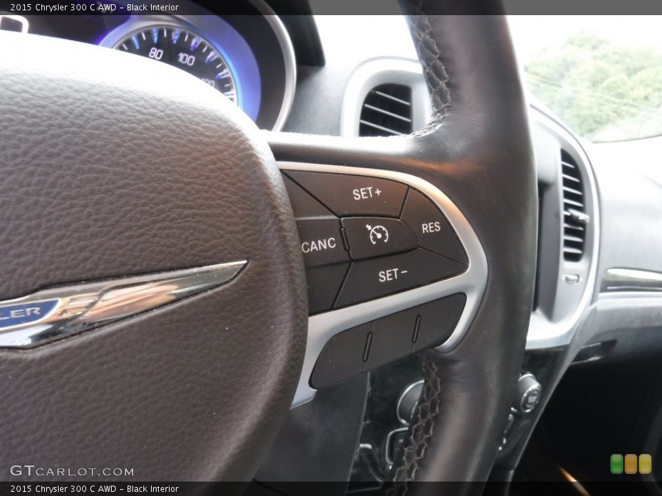 Black Interior Steering Wheel for the 2015 Chrysler 300 C AWD #139423232