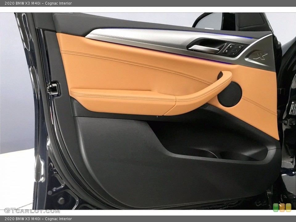 Cognac Interior Door Panel for the 2020 BMW X3 M40i #139425279