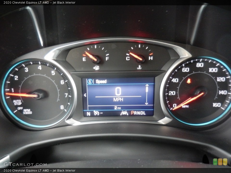 Jet Black Interior Gauges for the 2020 Chevrolet Equinox LT AWD #139425798