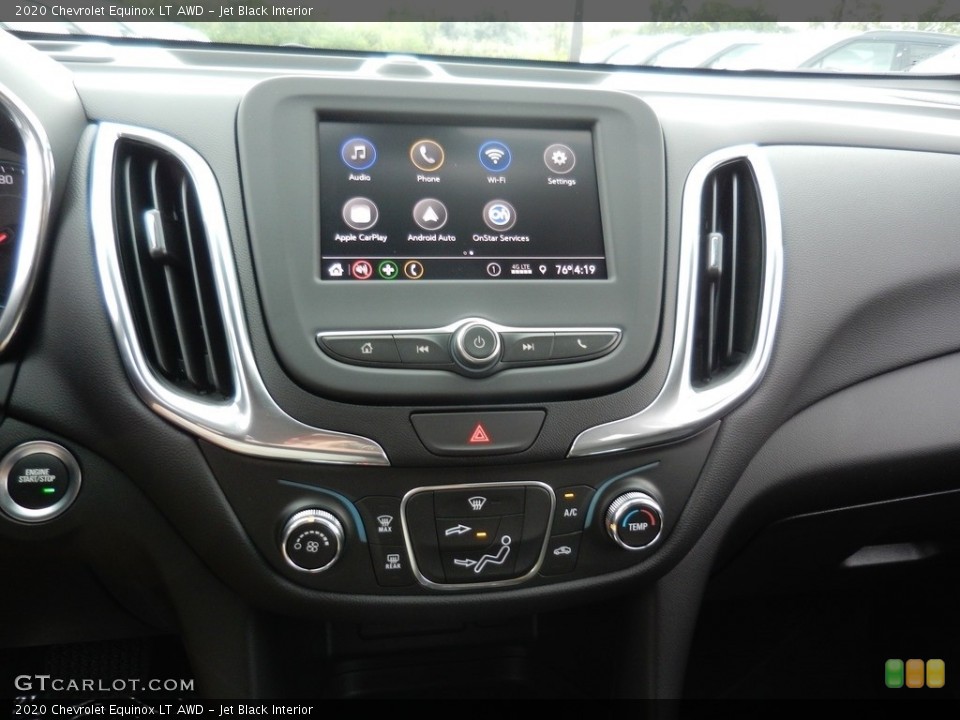 Jet Black Interior Controls for the 2020 Chevrolet Equinox LT AWD #139425825