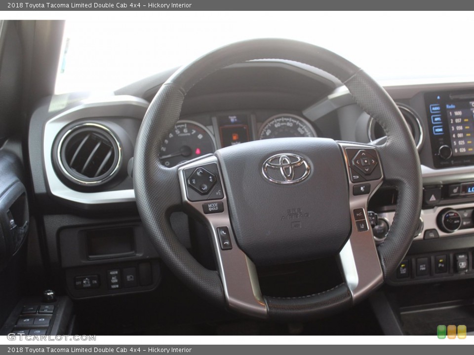 Hickory Interior Steering Wheel for the 2018 Toyota Tacoma Limited Double Cab 4x4 #139427265