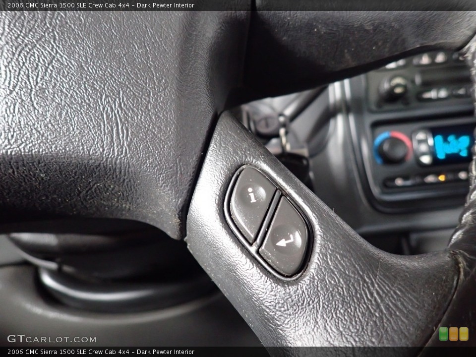 Dark Pewter Interior Steering Wheel for the 2006 GMC Sierra 1500 SLE Crew Cab 4x4 #139427773