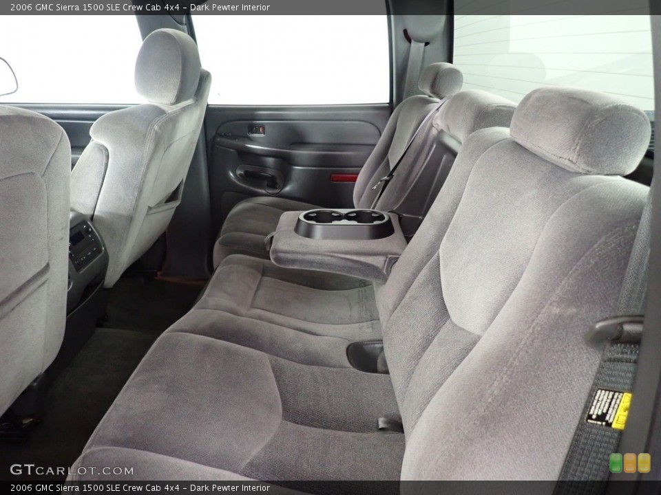 Dark Pewter Interior Rear Seat for the 2006 GMC Sierra 1500 SLE Crew Cab 4x4 #139427979