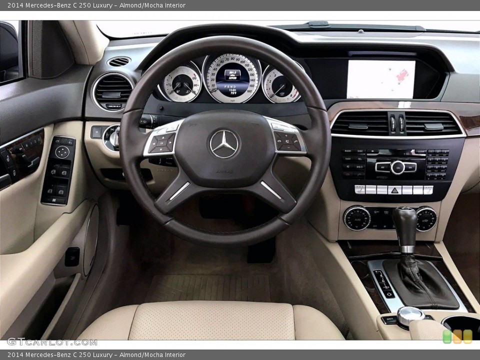 Almond/Mocha Interior Dashboard for the 2014 Mercedes-Benz C 250 Luxury #139430676
