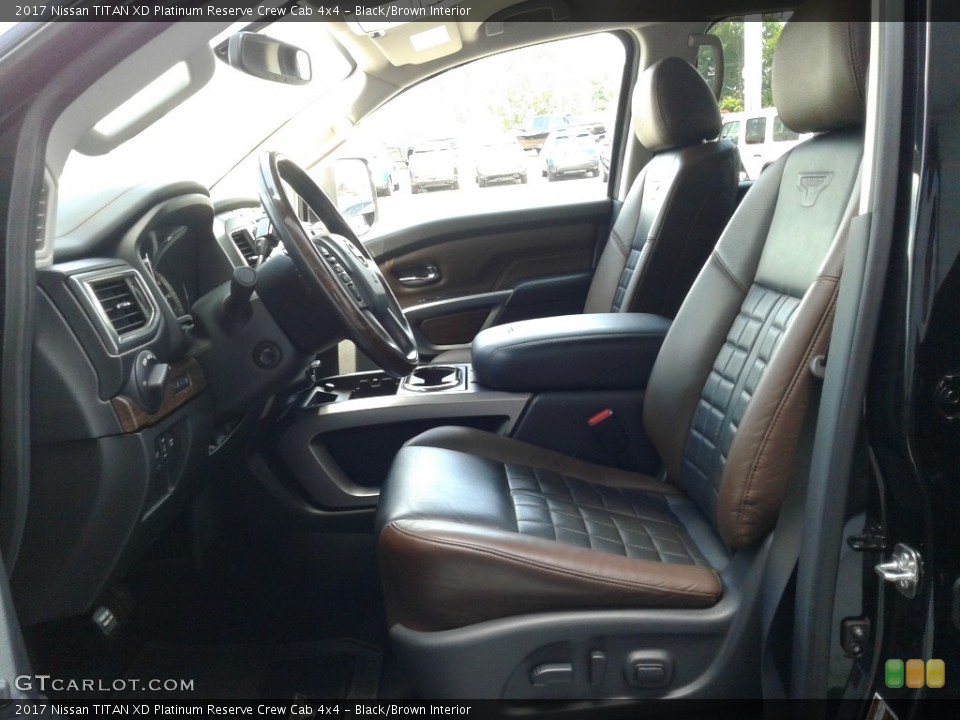 Black/Brown 2017 Nissan TITAN XD Interiors