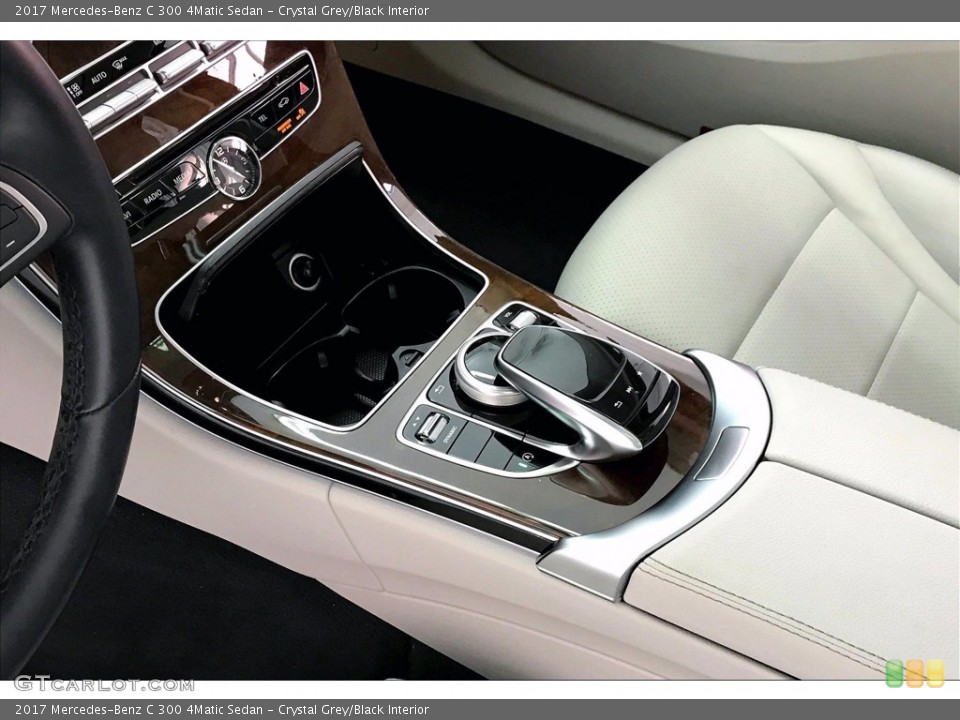 Crystal Grey/Black Interior Controls for the 2017 Mercedes-Benz C 300 4Matic Sedan #139432608