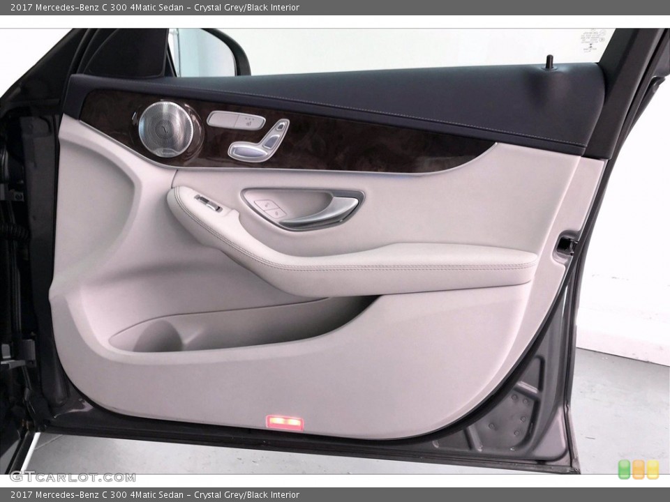 Crystal Grey/Black Interior Door Panel for the 2017 Mercedes-Benz C 300 4Matic Sedan #139432752