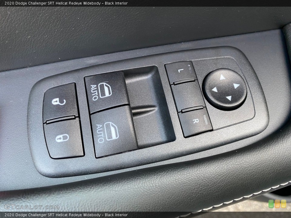 Black Interior Controls for the 2020 Dodge Challenger SRT Hellcat Redeye Widebody #139432923