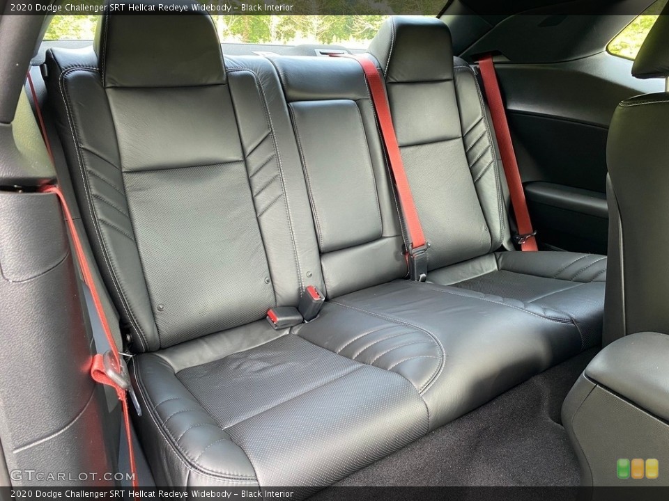 Black Interior Rear Seat for the 2020 Dodge Challenger SRT Hellcat Redeye Widebody #139433007