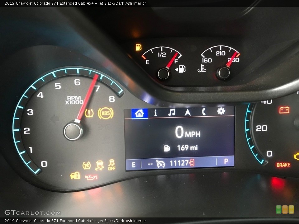 Jet Black/Dark Ash Interior Gauges for the 2019 Chevrolet Colorado Z71 Extended Cab 4x4 #139433982
