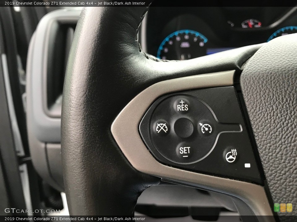 Jet Black/Dark Ash Interior Steering Wheel for the 2019 Chevrolet Colorado Z71 Extended Cab 4x4 #139433991