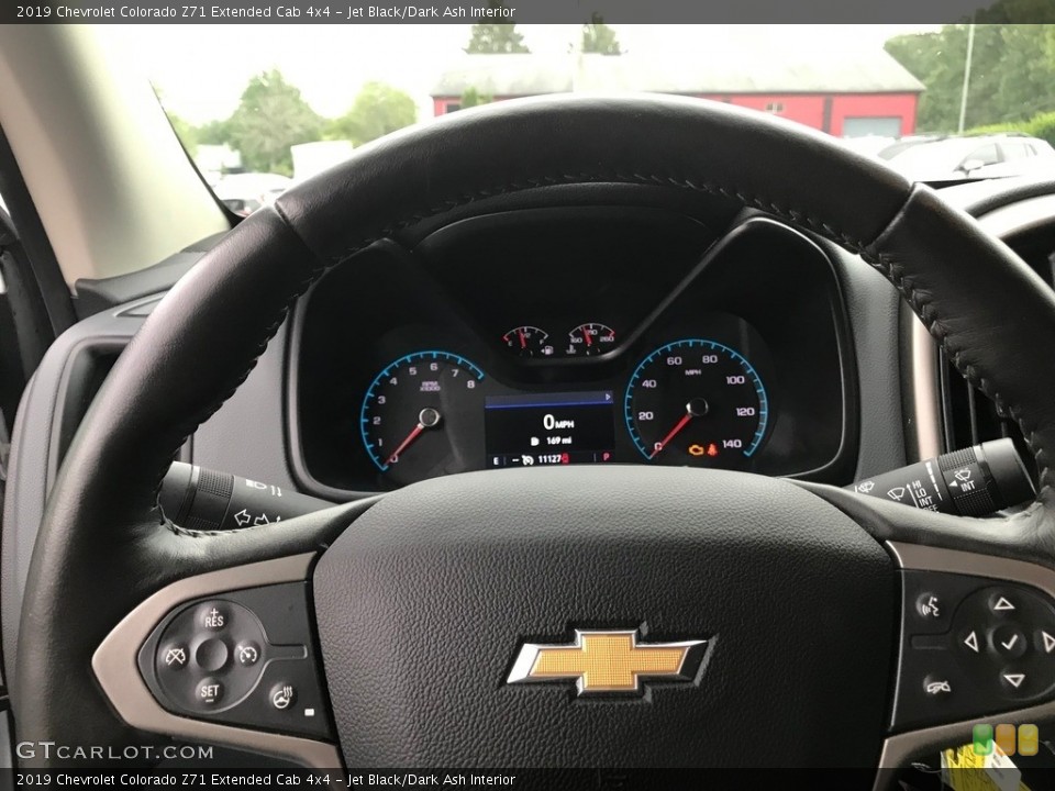Jet Black/Dark Ash Interior Steering Wheel for the 2019 Chevrolet Colorado Z71 Extended Cab 4x4 #139434035