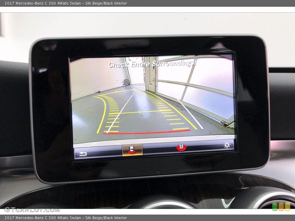 Silk Beige/Black Interior Controls for the 2017 Mercedes-Benz C 300 4Matic Sedan #139434903