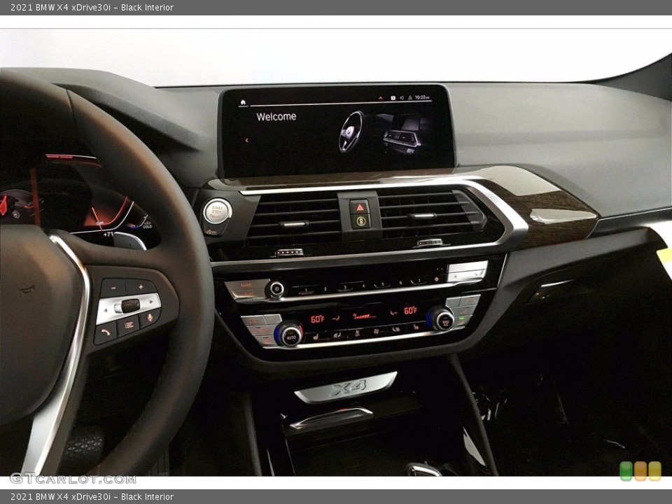 Black Interior Controls for the 2021 BMW X4 xDrive30i #139435440