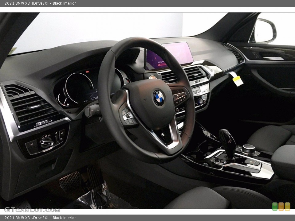 Black Interior Steering Wheel for the 2021 BMW X3 sDrive30i #139435704