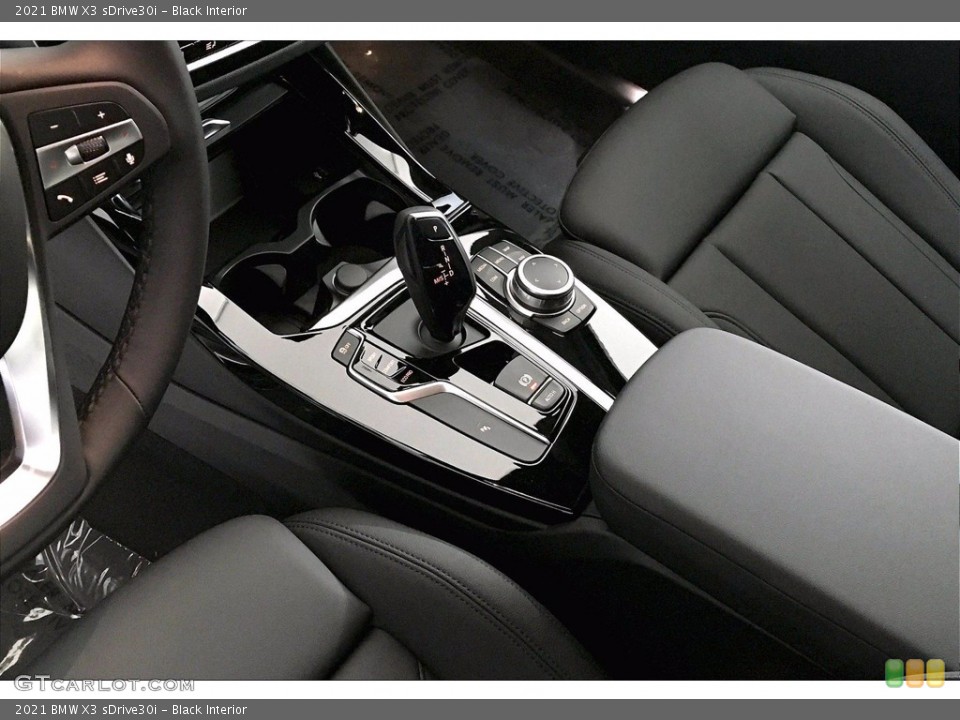 Black Interior Controls for the 2021 BMW X3 sDrive30i #139435719