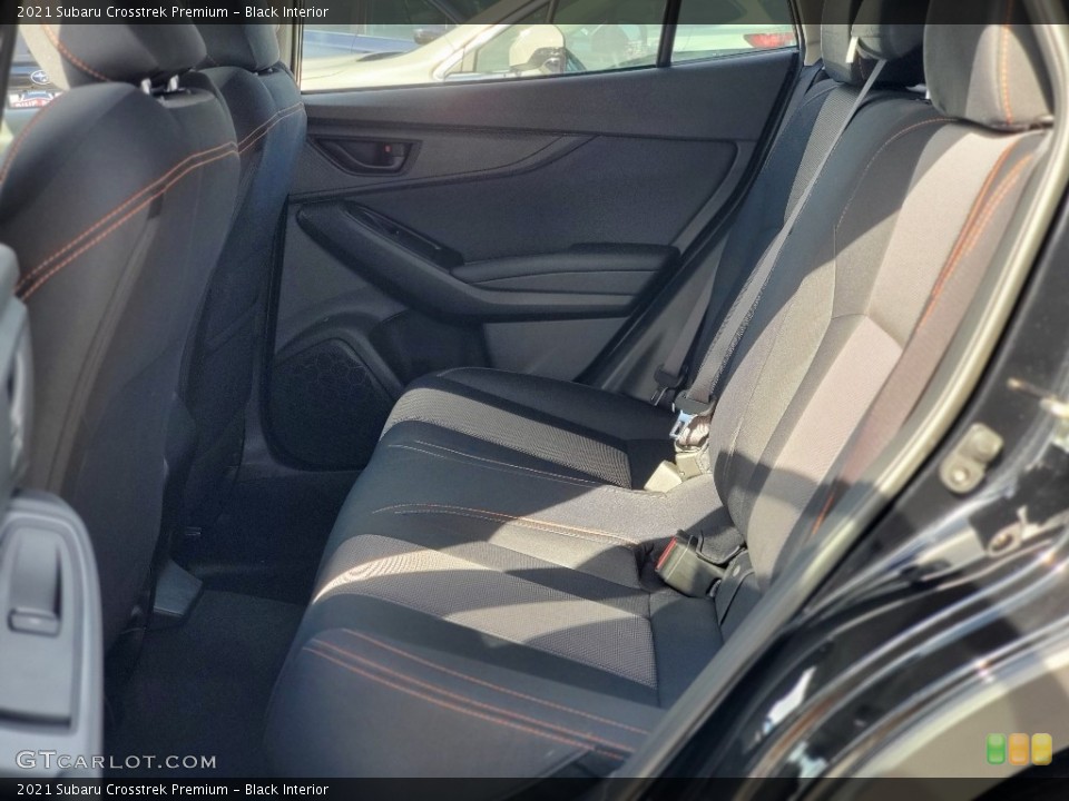 Black Interior Rear Seat for the 2021 Subaru Crosstrek Premium #139438080
