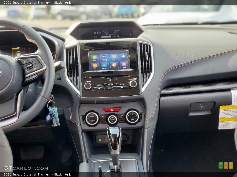 Black Interior Dashboard for the 2021 Subaru Crosstrek Premium #139438131