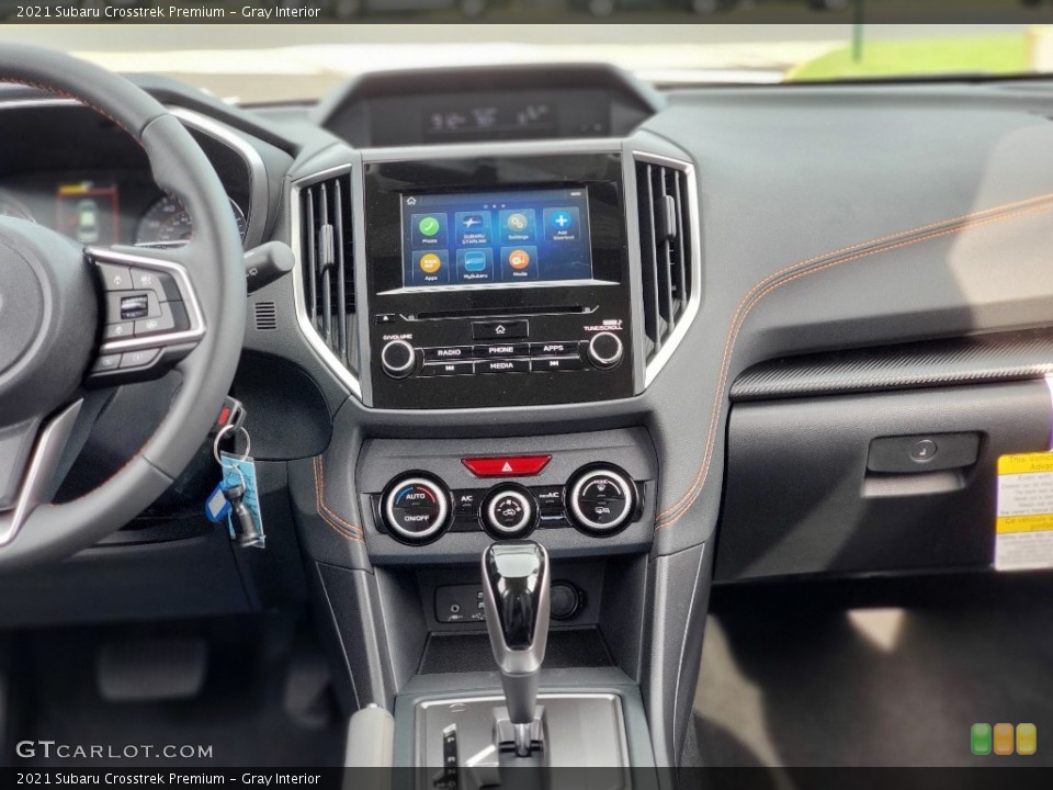 Gray Interior Controls for the 2021 Subaru Crosstrek Premium #139438524