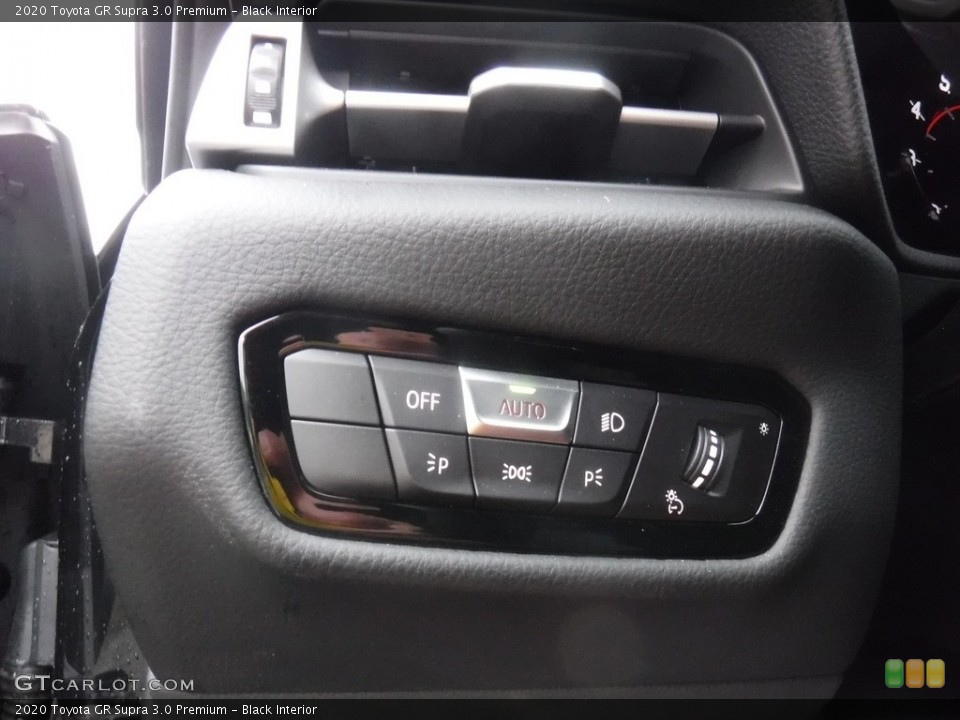 Black Interior Controls for the 2020 Toyota GR Supra 3.0 Premium #139438539