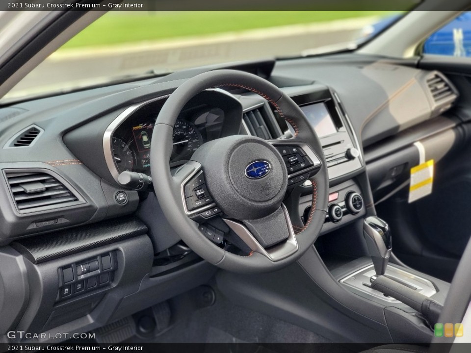 Gray Interior Dashboard for the 2021 Subaru Crosstrek Premium #139438578