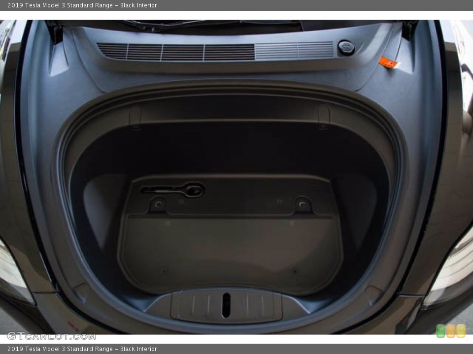 Black Interior Trunk for the 2019 Tesla Model 3 Standard Range #139439589