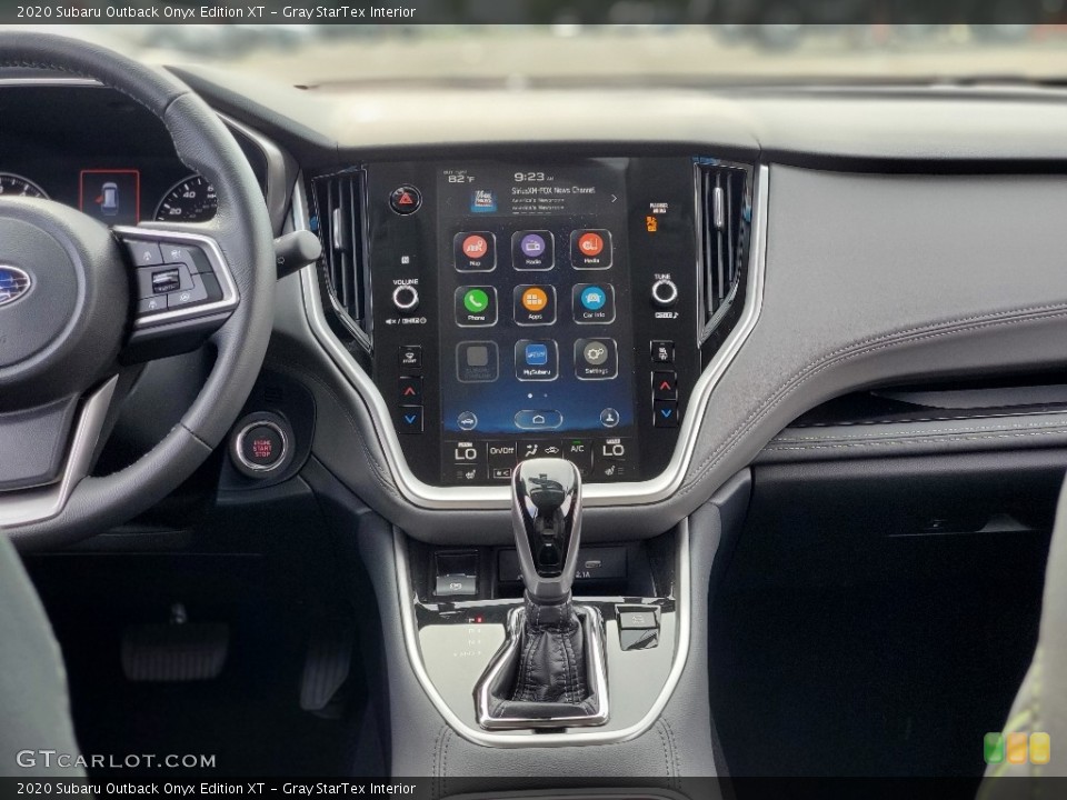 Gray StarTex Interior Controls for the 2020 Subaru Outback Onyx Edition XT #139439613