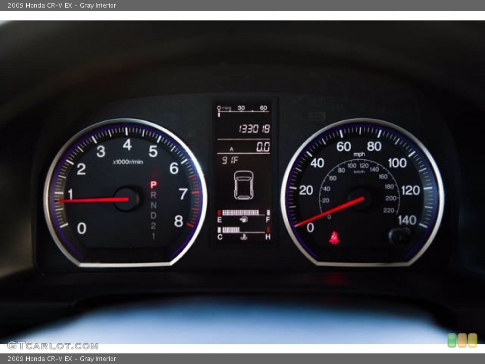 Gray Interior Gauges for the 2009 Honda CR-V EX #139441302