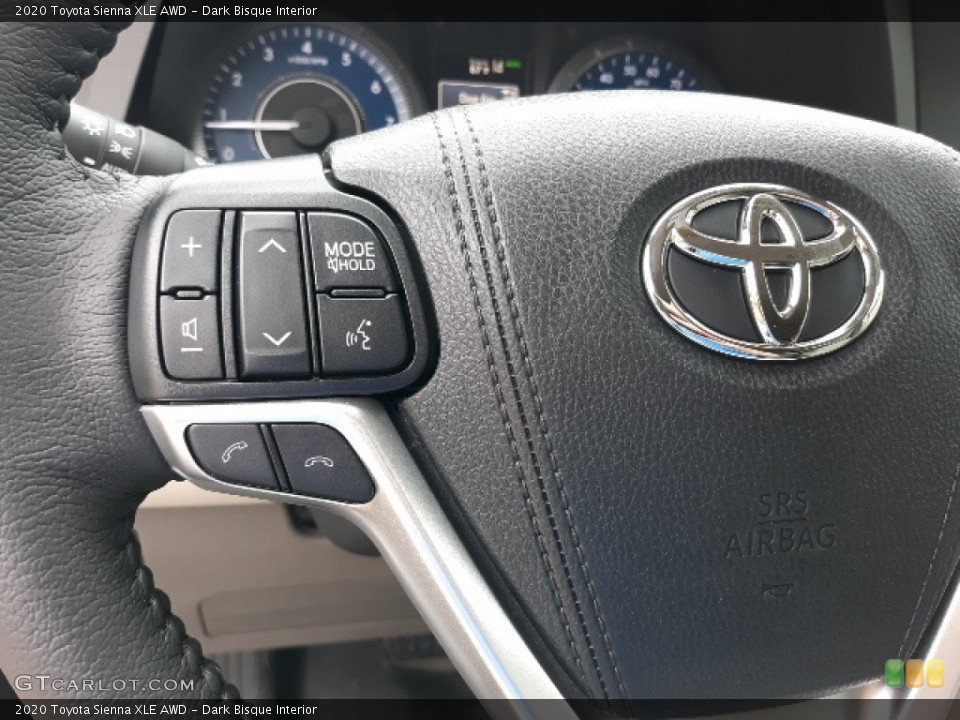 Dark Bisque Interior Steering Wheel for the 2020 Toyota Sienna XLE AWD #139443840