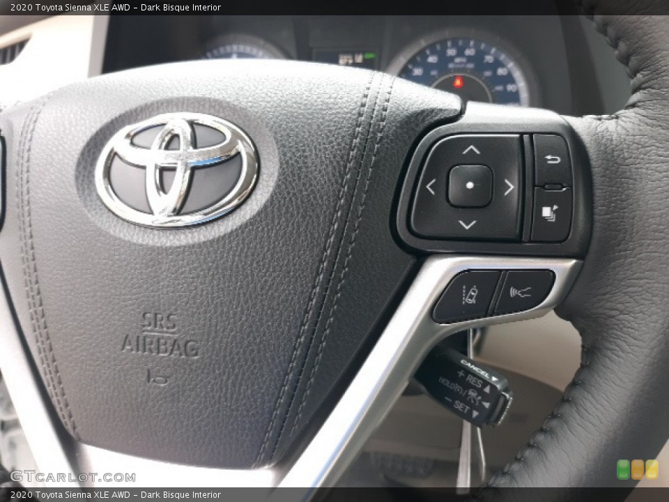Dark Bisque Interior Steering Wheel for the 2020 Toyota Sienna XLE AWD #139443864