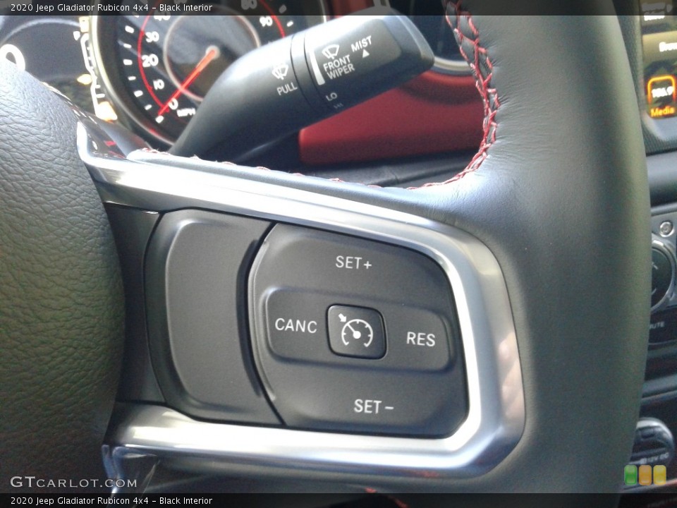 Black Interior Steering Wheel for the 2020 Jeep Gladiator Rubicon 4x4 #139445136