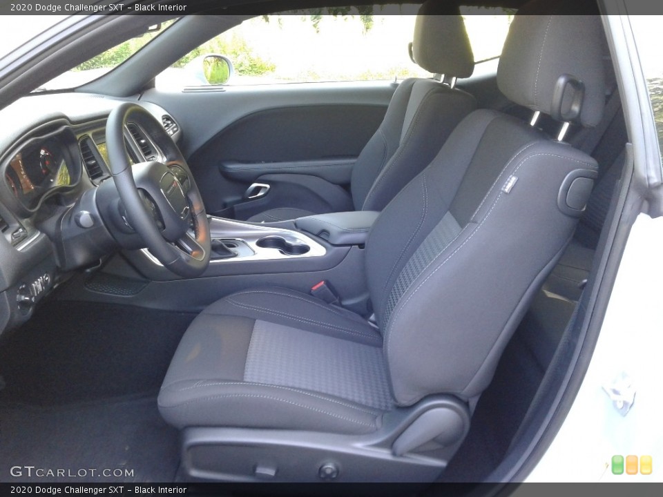 Black Interior Front Seat for the 2020 Dodge Challenger SXT #139445784