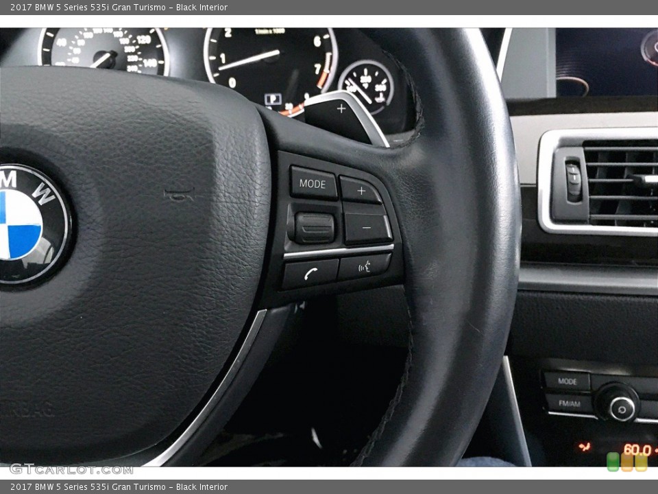 Black Interior Steering Wheel for the 2017 BMW 5 Series 535i Gran Turismo #139447617